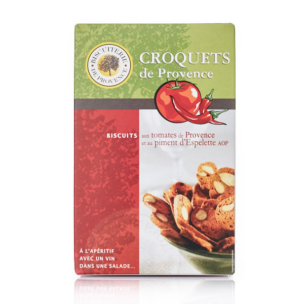 Tomatoes and Espelette Chili Pepper Crackers