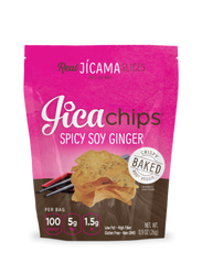 Spicy Soy Ginger Jicama Chips